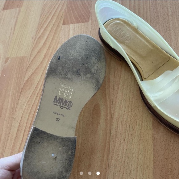 MM6 Maison Margiela Clear Plastic Loafers - Picture 3 of 3